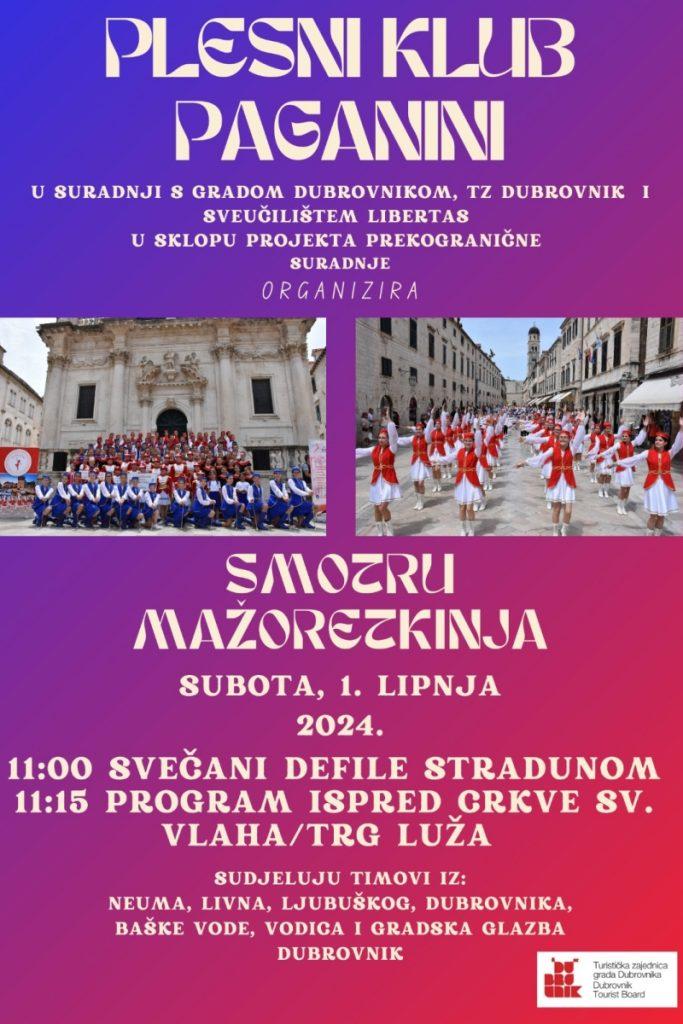 Plakat mazoretke