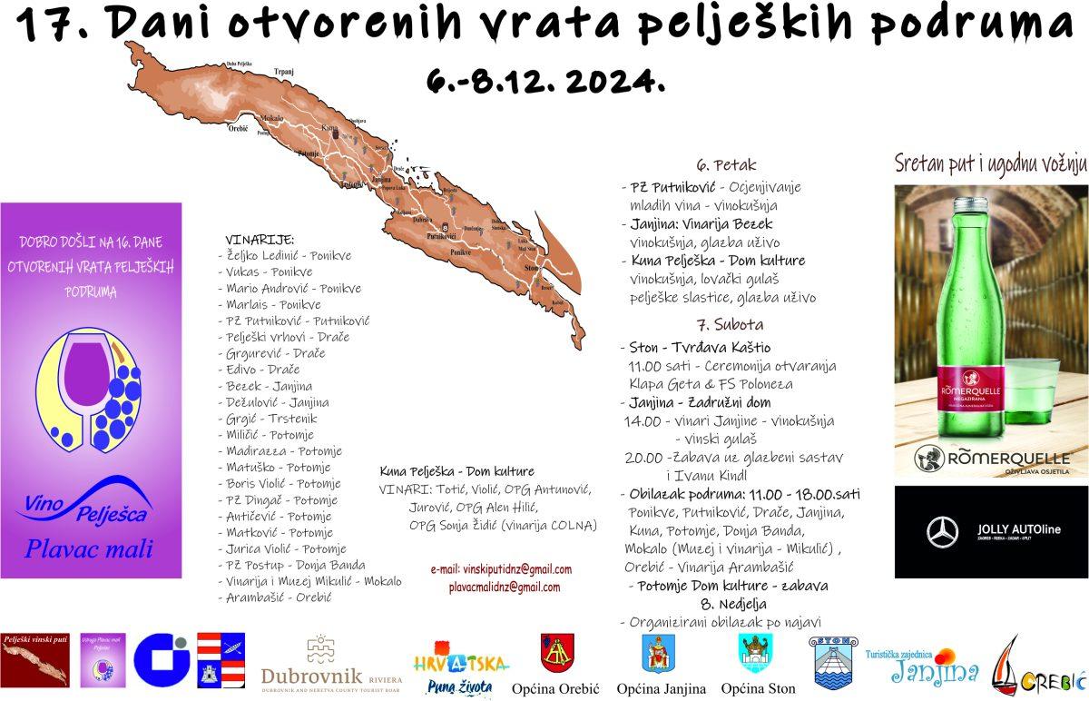 Podrumi karta obilaska 2024