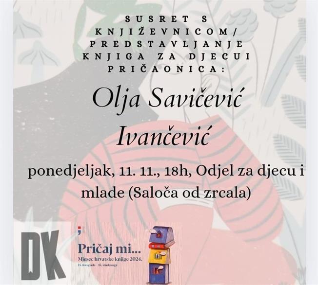 olja savicevic ivancevic susret knjiznice