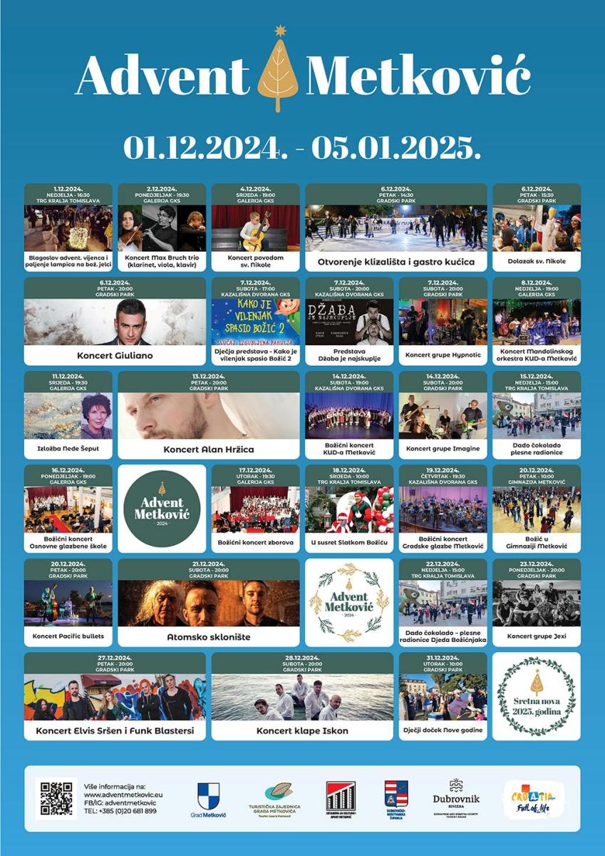 ADVENT metkovic PLAKAT 2024