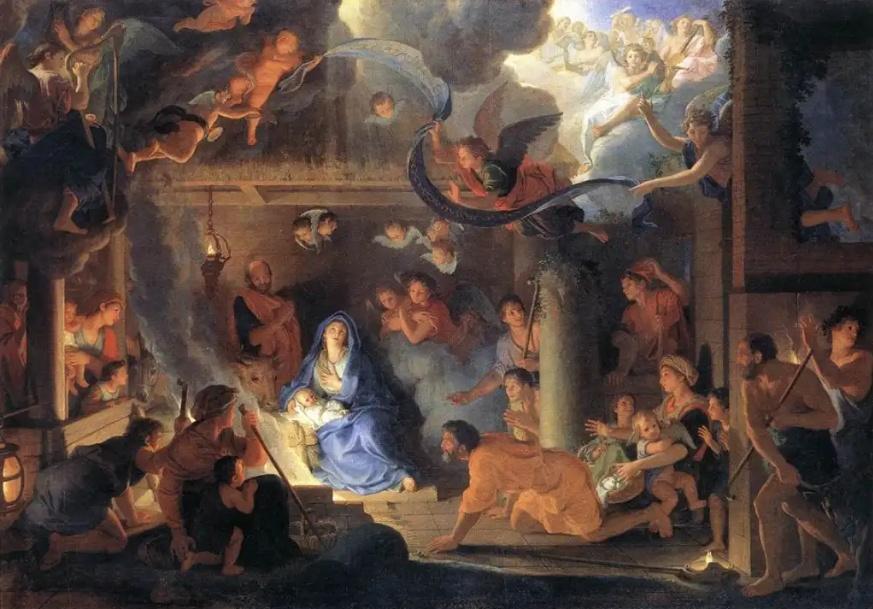 Božićna umjetnička djela kroz povijest 6 charles le brun