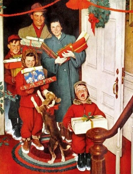 Božićna umjetnička djela kroz povijest 11 norman rockwell