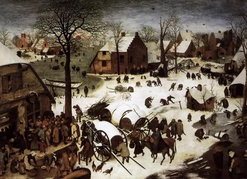 Božićna umjetnička djela kroz povijest 3 peter bruegel stariji slika bozic