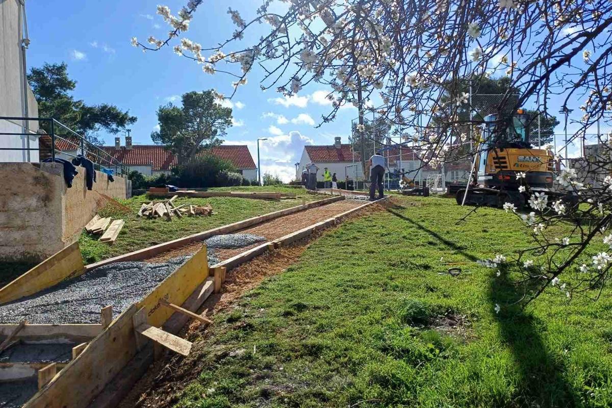 radovi pjesacka staza gorica