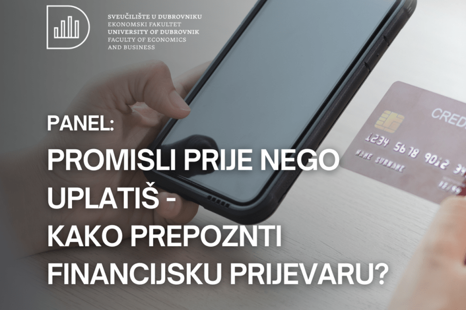 plakat promisli prije nego uplatis ekonomski fakultet