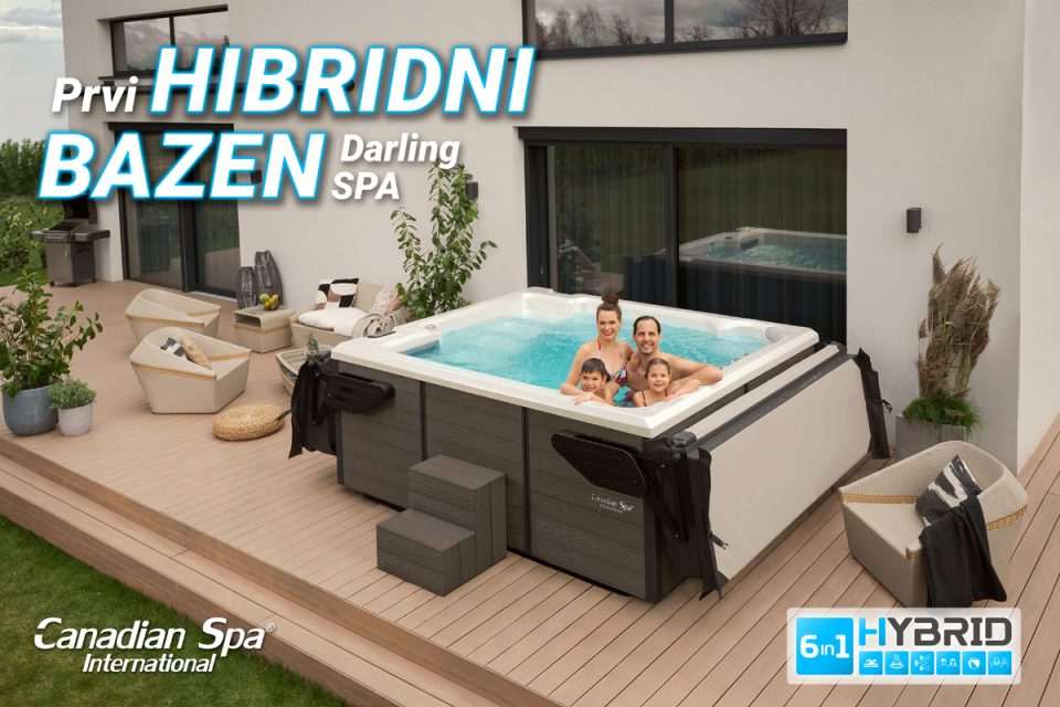 5. Canadian Spa International hidromasazani bazen Darling hybrid