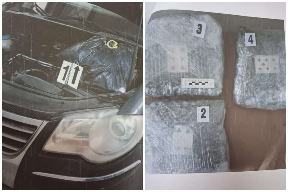 droga marihuana vozilo policija