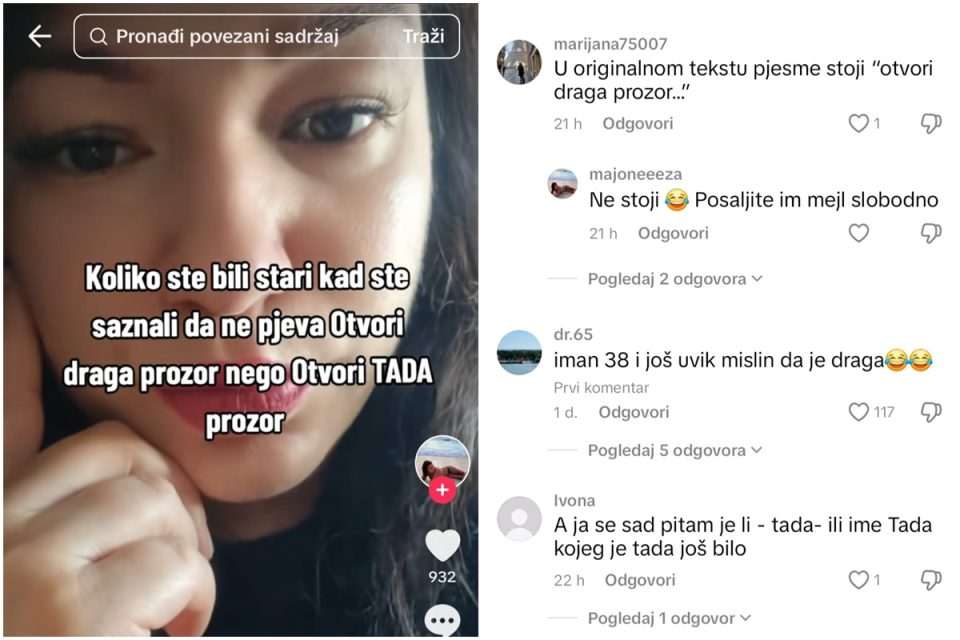 tiktok otvori draga prozor naslovna