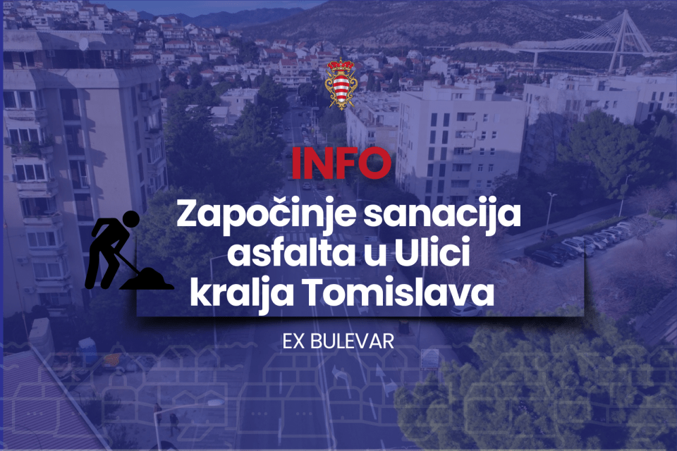 Sanacija asfalta Ul kralja Tomislava 7 5 25