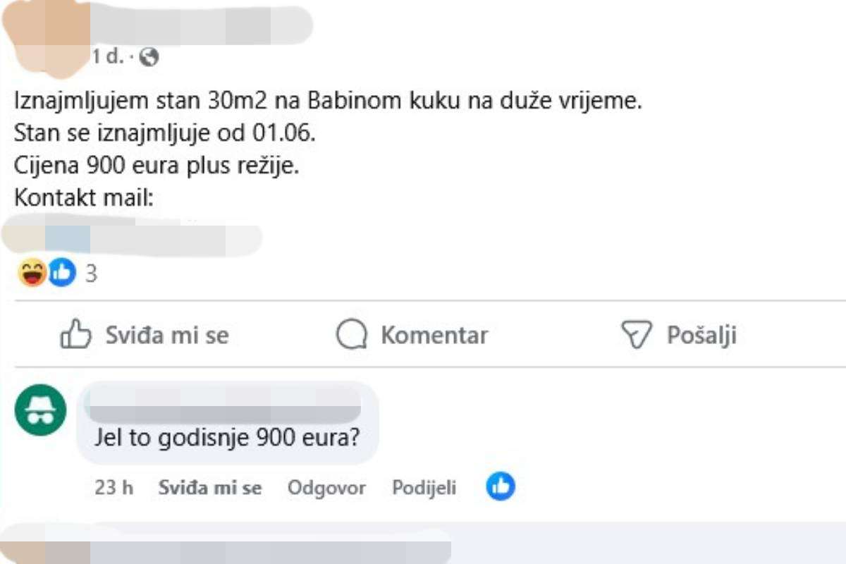 iznajmljivanje stanova oglas 1