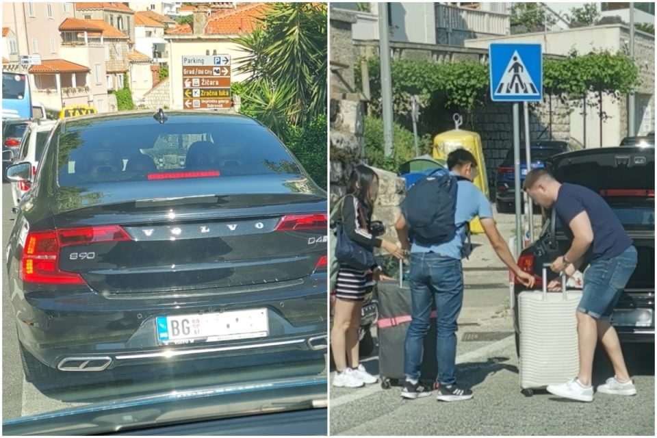 taksist beogradske tablice po dubrovniku ilegalni taksi 1