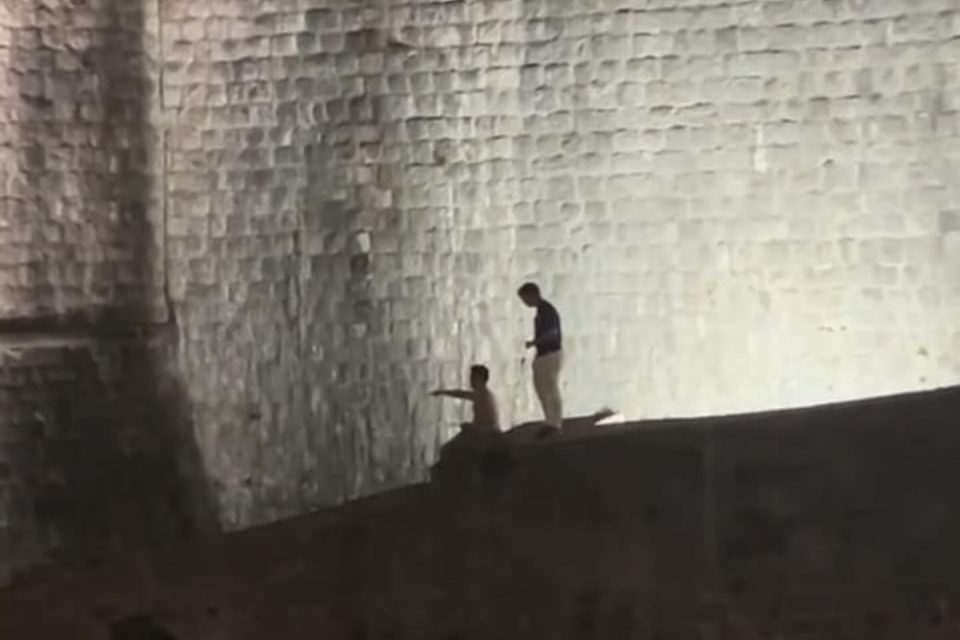 tiktok zid penjanje turisti