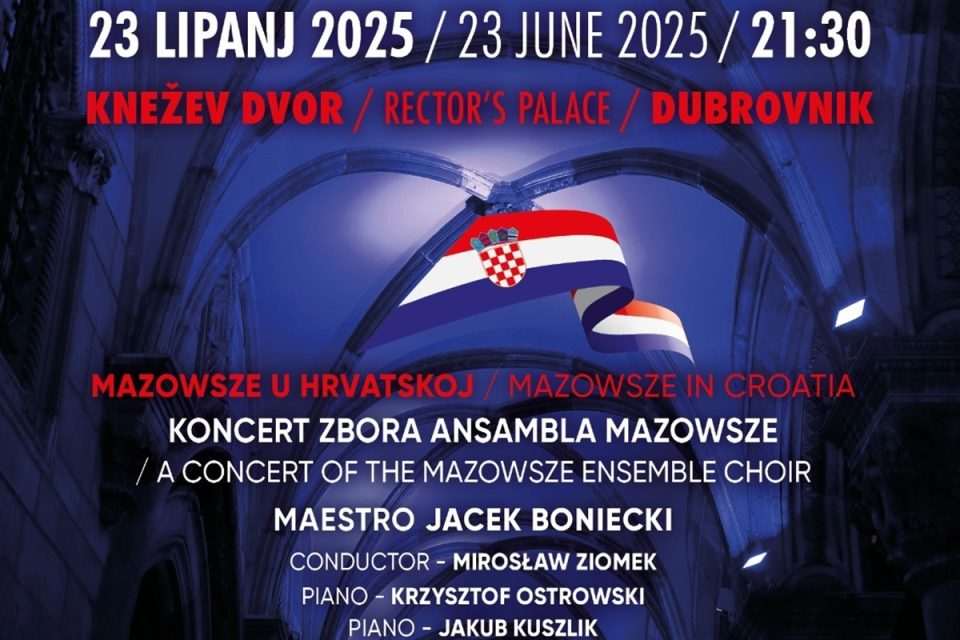 koncert najava plakat mazowsze