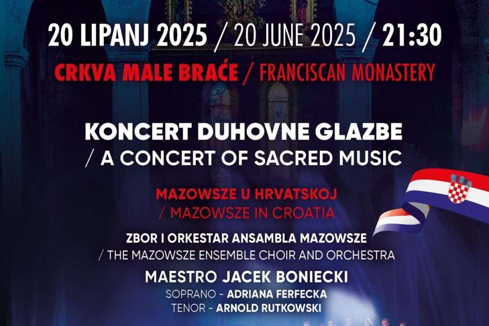 koncert poljski ansambl mazowsze plakat