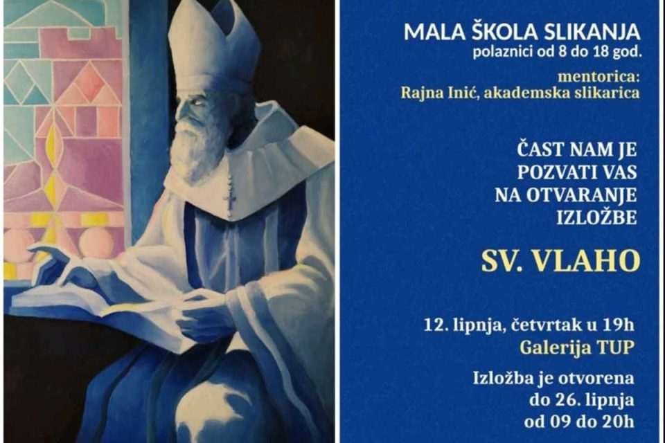 mala skola slikanja sveti vlaho plakat