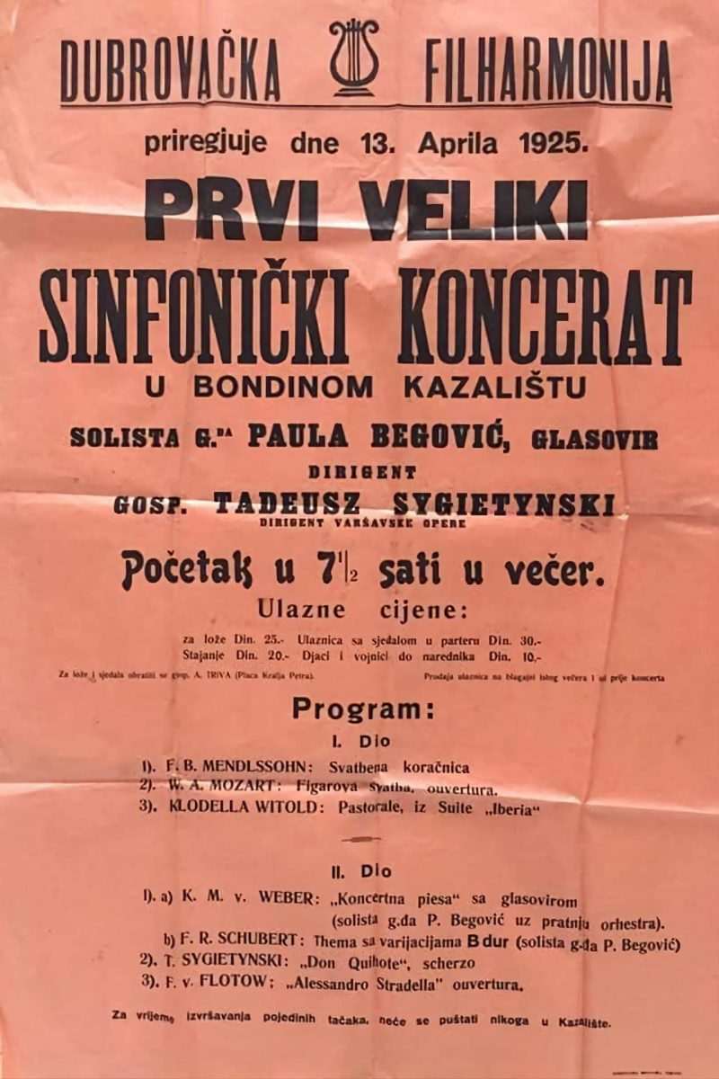 Plakat DSO 13.4.1925