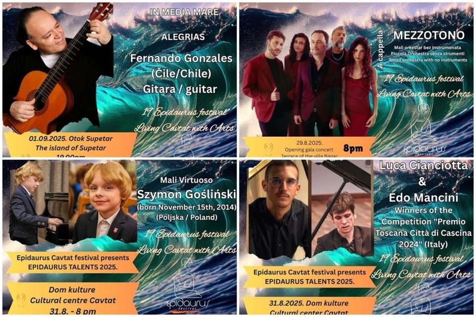 epidaurus cavtat festival 2025 naslovna