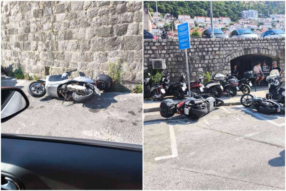 skuteri na podu buza