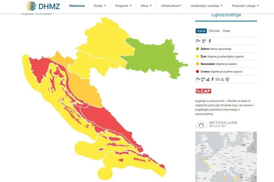 crveni alarm du