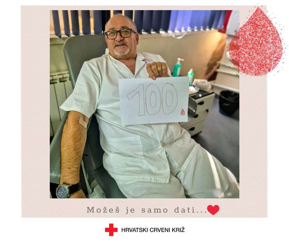 STO PUTA DAROVAO KRV Zdravko Cvitanović jedan je od onih koji tiho, ali trajno mijenjaju svijet 1 1000021414