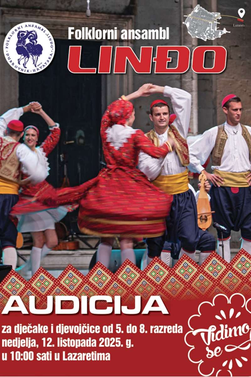 'DOĐI I POSTANI LINĐOVAC!' Osnovnoškolci od petog do osmog razreda, dođite na audiciju! 1 lindjo plakat audicija