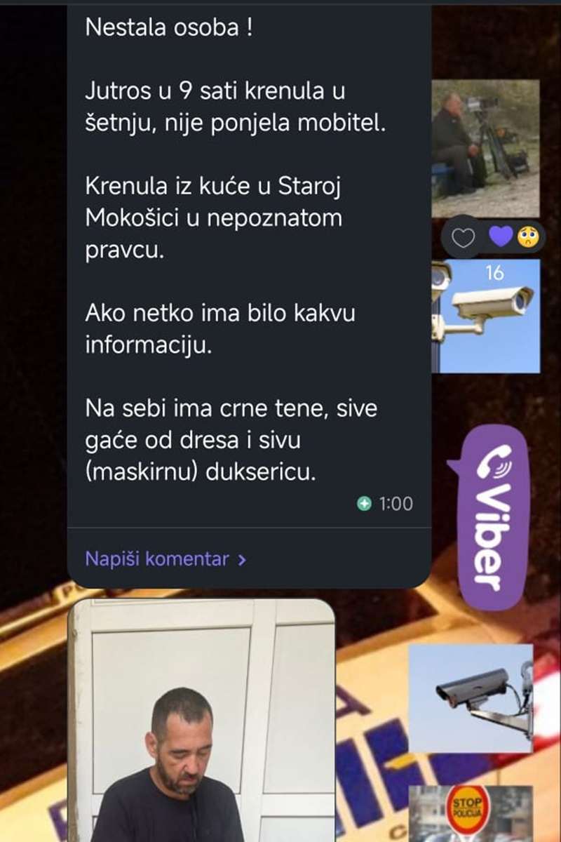 print screen radari nestala osoba