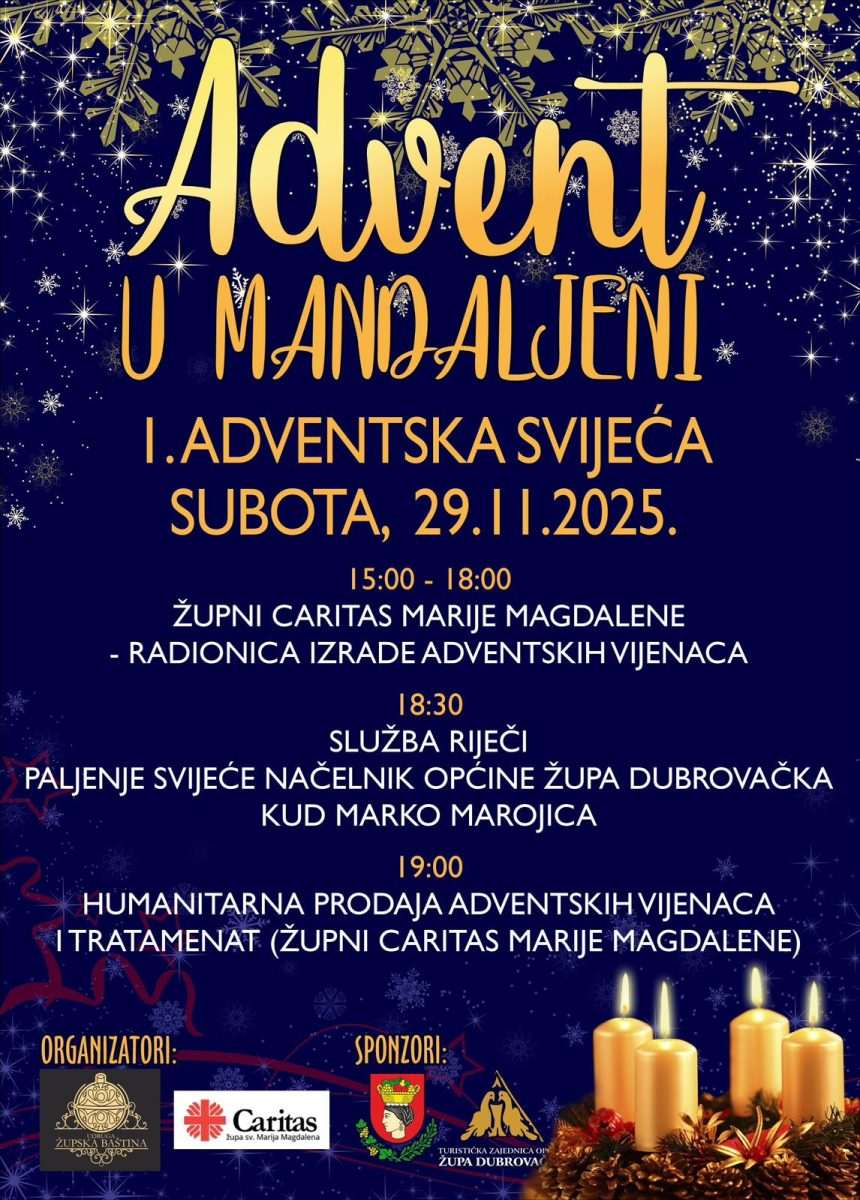 Advent u Mandaljeni: župni Caritas sv. Marije Magdalene i Župska baština 1 1000068065