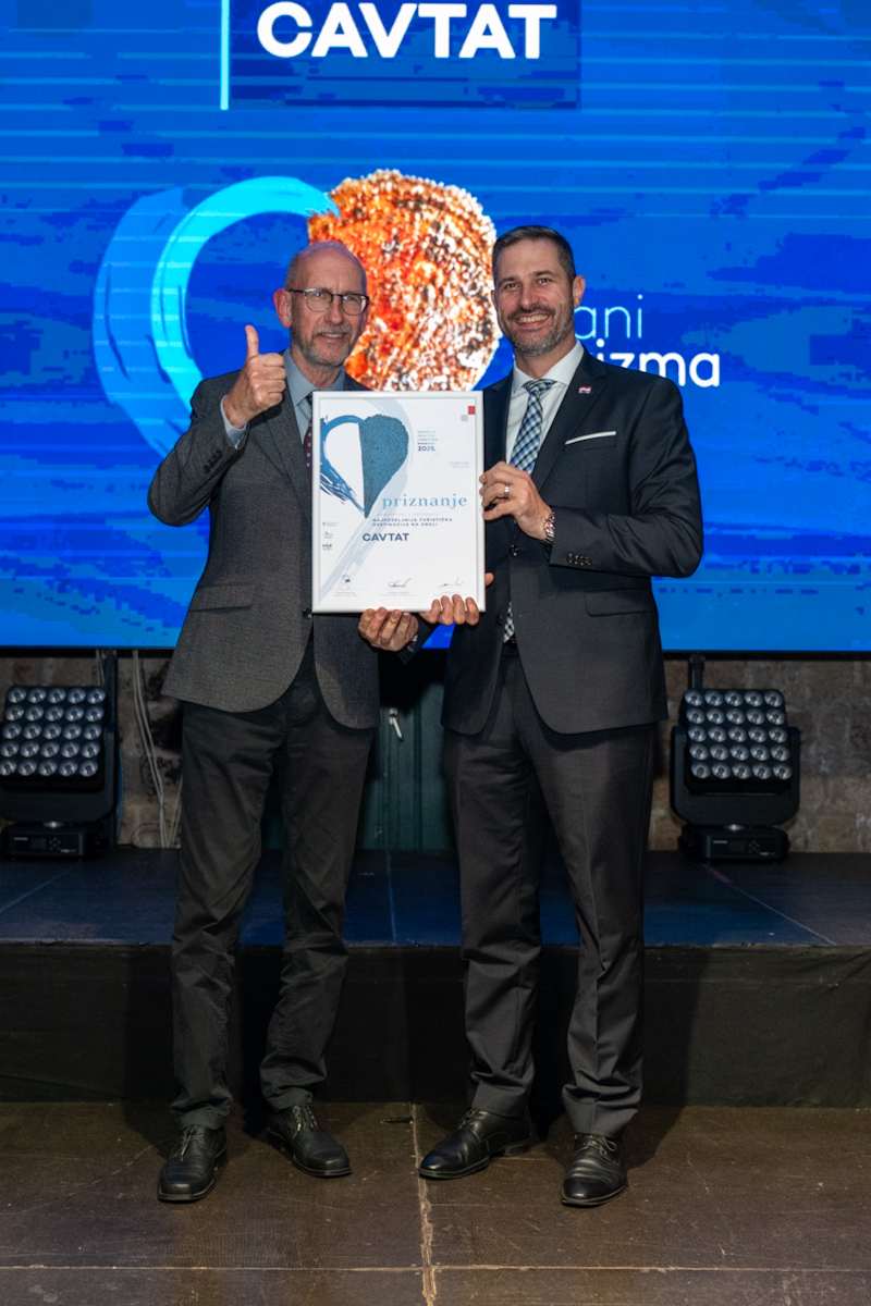 DANI HRVATSKOG TURIZMA Lasić ponio u Cavtat nagradu za najpoželjniju turističku destinaciju na obali 1 Dani turizma revelin prva vecer godisnje nagrade 2