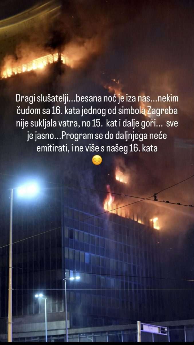 IZGORJELI BROJNI DRŽAVNI ARHIVI Krenule spekulacije da požar na zgradi Vjesnika možda nije slučajan! 1 LaganiniFM