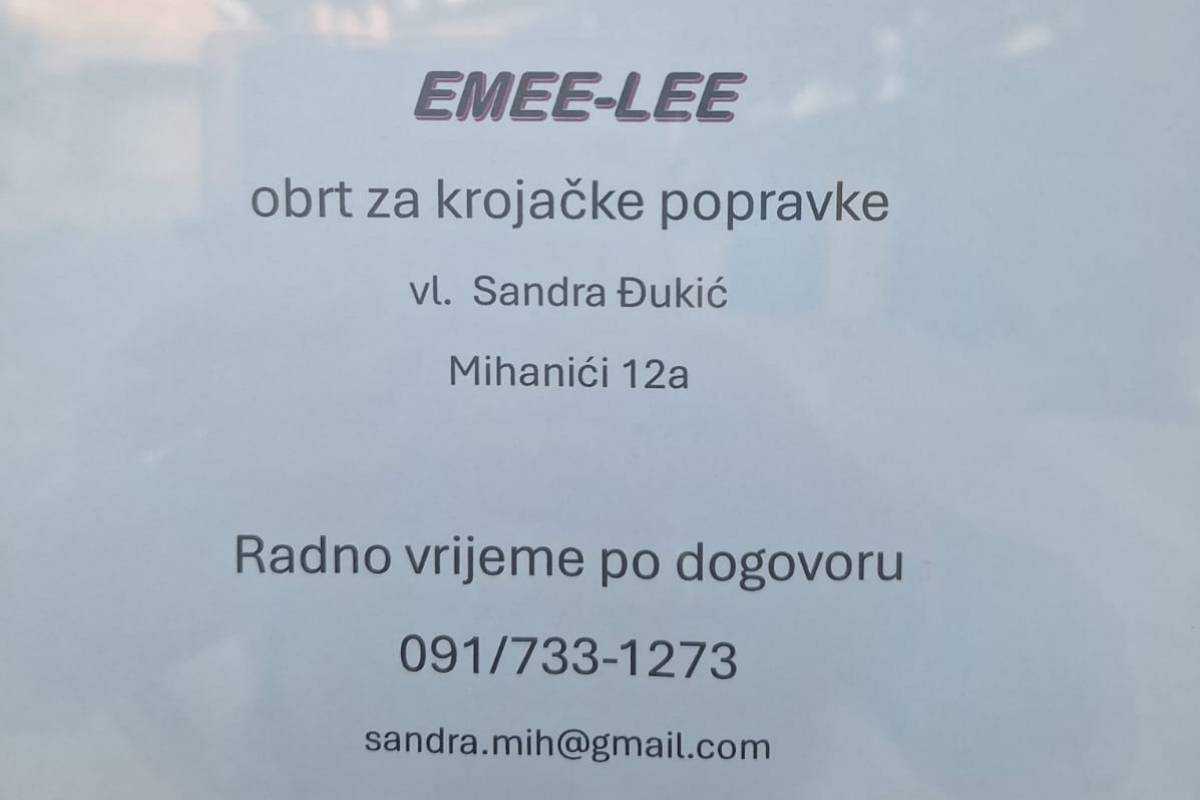 STARI ZANAT ŽIVI Vila Sandra Đukić otvorila je krojački obrt, vrijednim rukama radi čuda 1 krojacki obrt emee lee