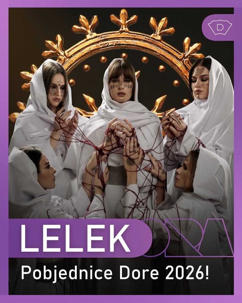 Lelek s pjesmom "Andromeda" pobjednice Dore 1 dora 2
