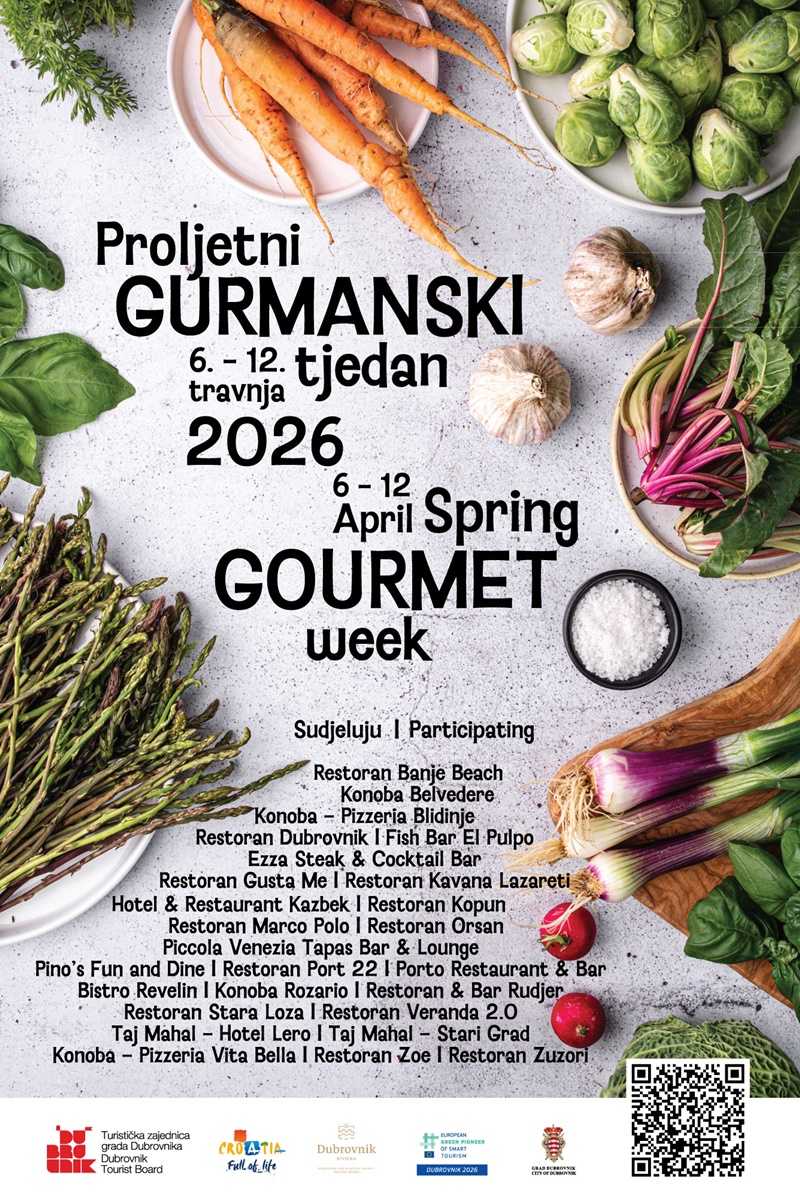 Proljetni gurmanski tjedan 2026 plakat