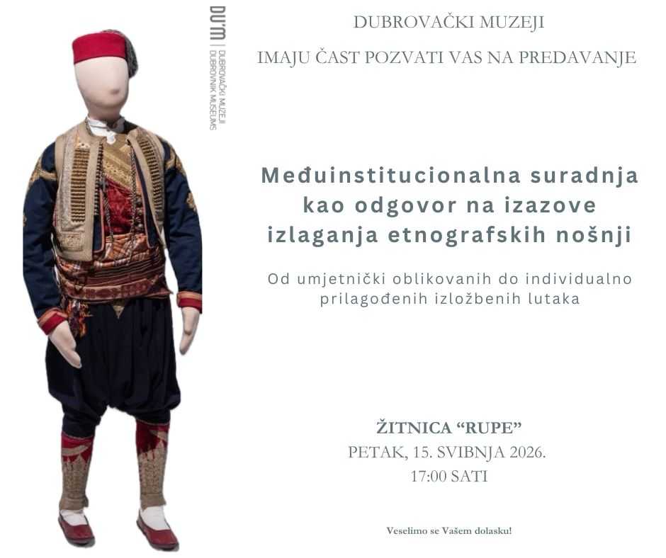 PETKOM U PET Kako nastaju lutke koje čuvaju dubrovačku tradicijsku baštinu? 1 DubrovackiMuzeji Pozivnica 140526