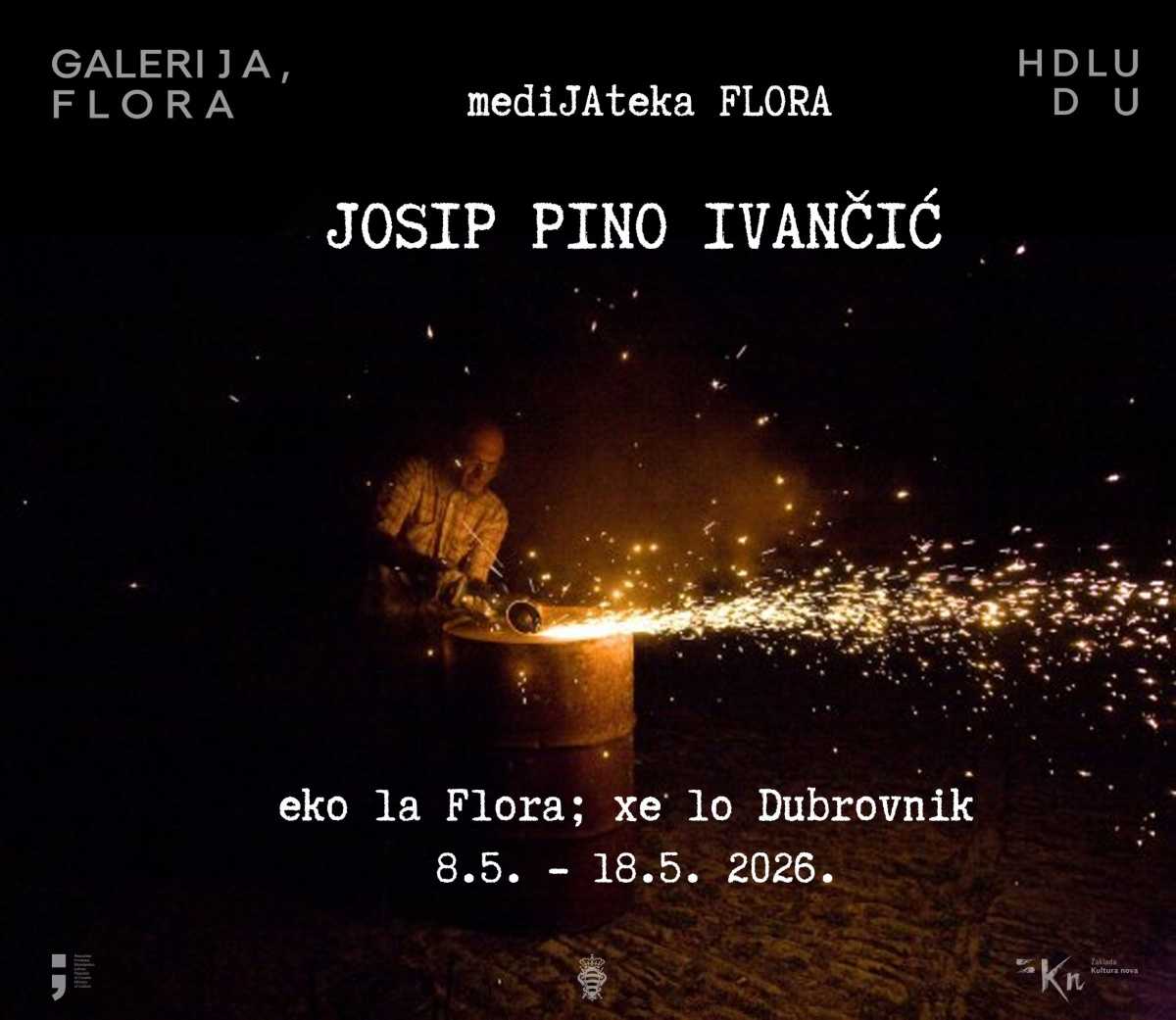 josip pino ivancic galerija flora plakat i.j.PINO
