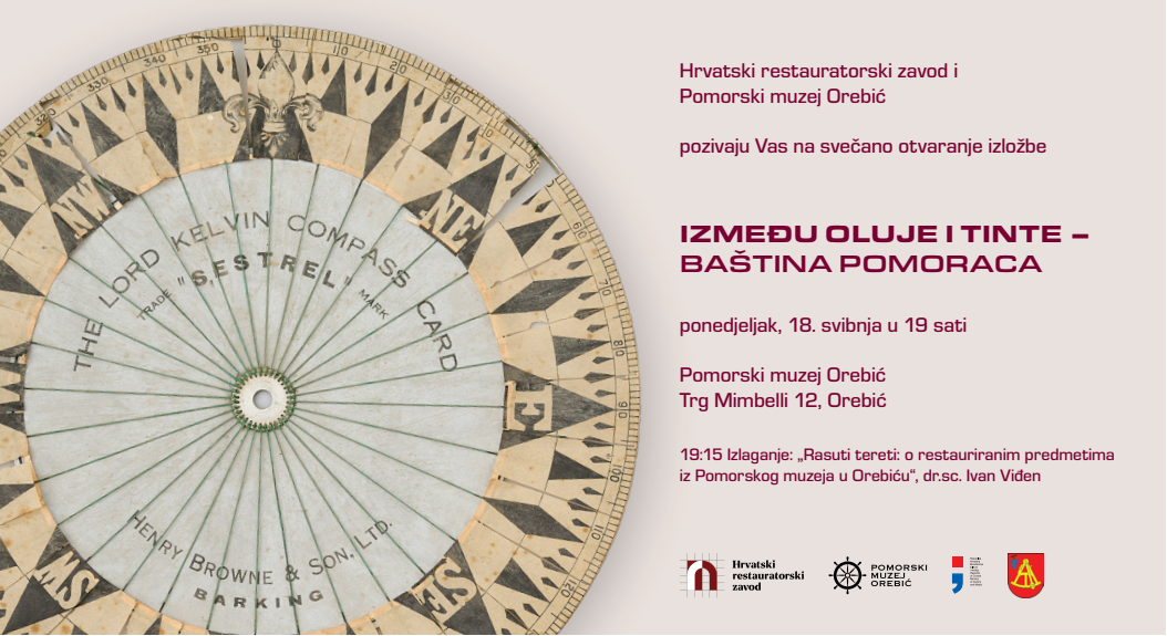 plakat izmedju oluje i tinte otvaranje izlozbe u orebicu