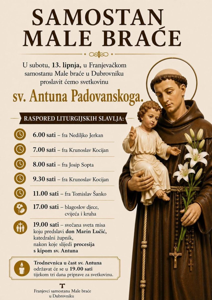 U Male braće svečana proslava Sv. Antuna 1 26 Sv Antun u Male brace najava