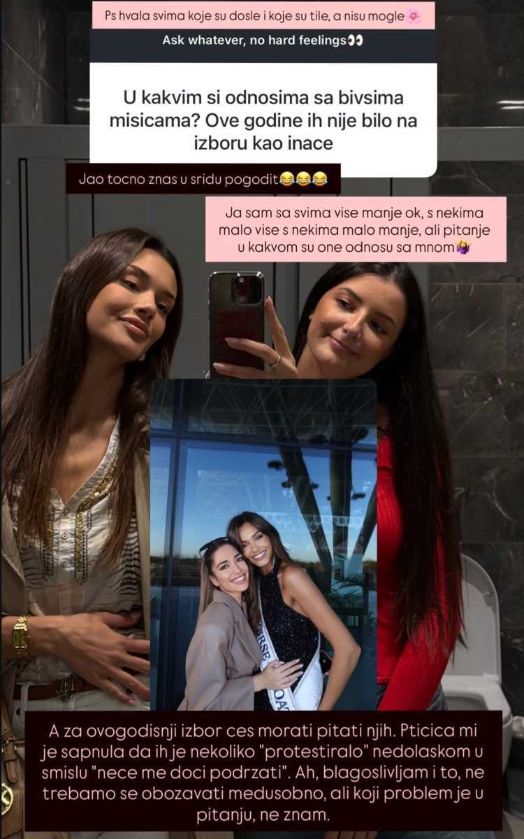 DRAMA IZA KULISA? Gnjatović o bivšim misicama: Ptičica mi je šapnula da me neće doći podržati 1 laura gnjatovic instagram drama bivse misice
