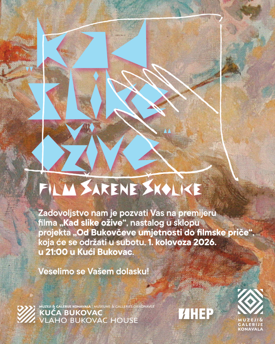 OD BUKOVČEVE UMJETNOSTI DO FILMSKE PRIČE "Kad slike ožive" premijerno pred publikom 1 MIGK KB FilmskeRadionice post