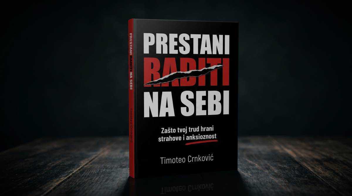 Hipnoterapeut Timoteo Crnković objavio drugo izdanje knjige 'Prestani raditi na sebi' 1 kakopobijeditianksioznostknjigaprestaniraditinasebidrugoizdanje