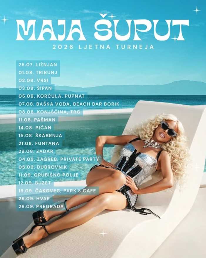 Maja Šuput na Gruškoj noći? Pjevačica najavila dolazak u Dubrovnik početkom rujna 1 maja suput