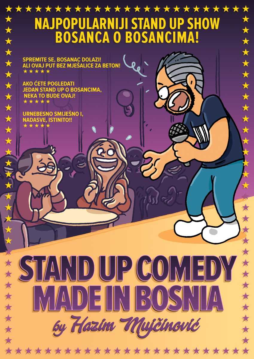 Stand up show Made in Bosnia Bosanac o bosancima 1