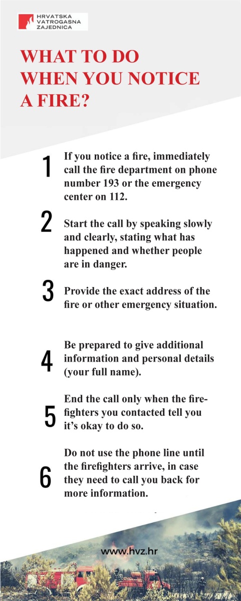 What to do when you notice a fire 1